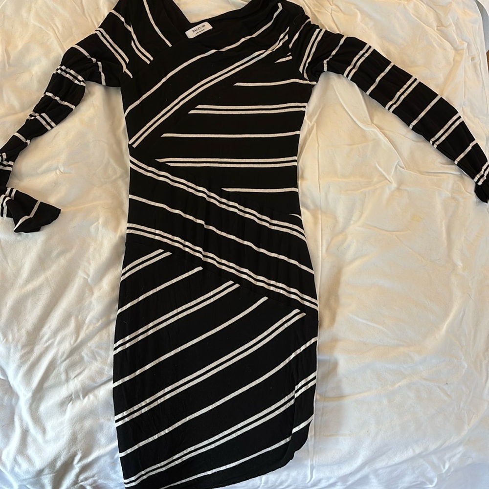 Bailey 44 asymmetrical midi dress size L